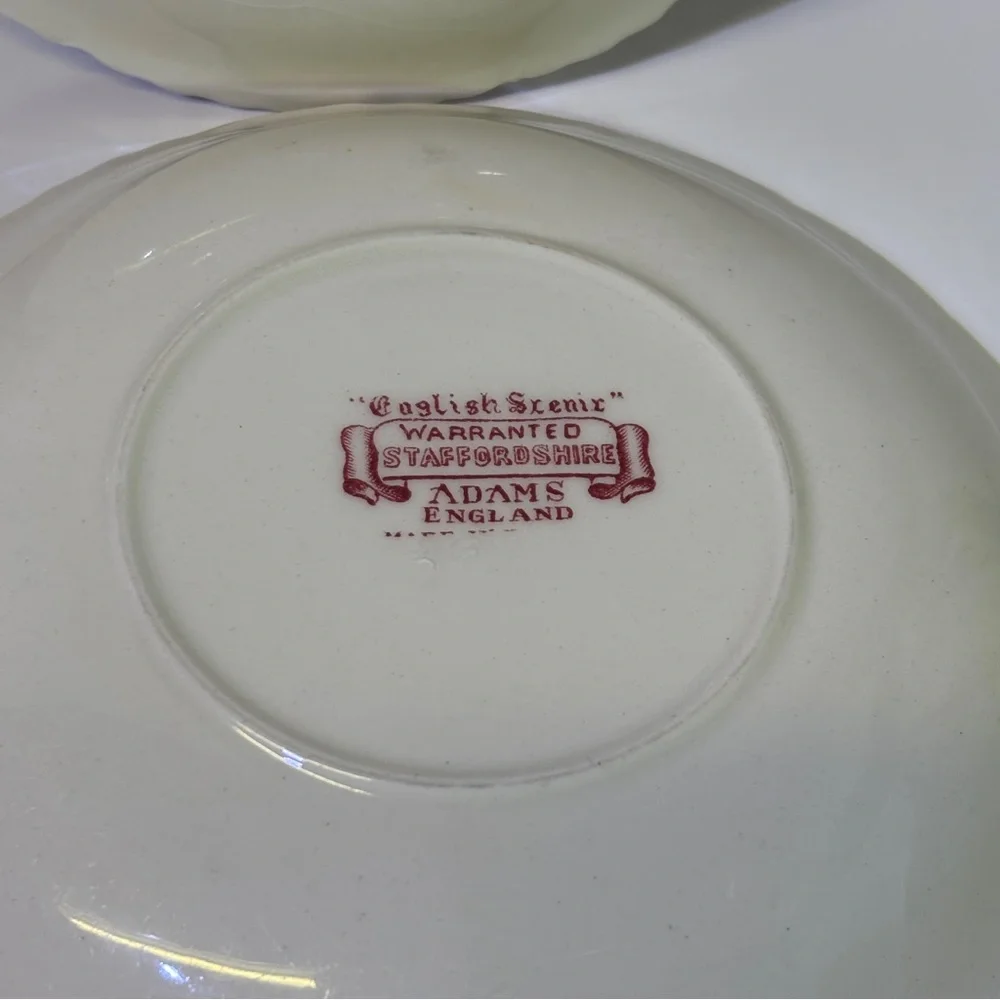 Adams England Red and White English Scenic Collection